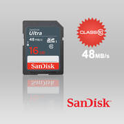 SDSDUNB-016G: SANDISK 16GB SDHC Class 10 Ultra  48MB/S