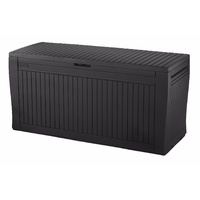 Keter Comfy Garden Storage Box (Anthracite Grey)
