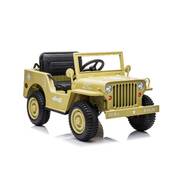 12V Military Jeep Electric Ride On Car For Kids Green