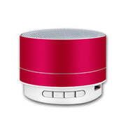 Bluetooth Speakers Portable Wireless Music Stereo Rechargeable (Red)