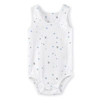 Night Sky Starburst Tank Top Body Suit by Aden and Anais size 9-12 months