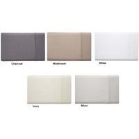 1000TC Cotton Sateen Ivory King Sheet Set by Phase 2