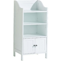 Grace 2 Door Deluxe Cupboard in WHITE