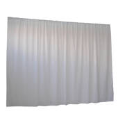 2.8M X 6M White Wedding Drape Backdrop Curtain