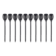10-Pack Solar Torch Lights With 96 Led Flickering Flame