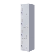 Quad-Door Vertical Locker Spacious Storage For Various Settings