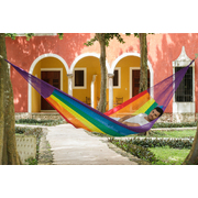  King Plus Size Nylon Mexican Hammock in Rainbow Colour