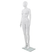Full Body Female Mannequin with Glass Base 