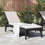 Sun Lounger Anthracite PP