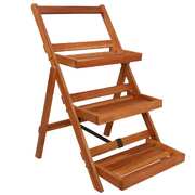 3-Tier Plant Stand  Solid Acacia Wood