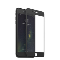 Black For iPhone 6S Plus 6 Plus Tempered Glass 3D Full Screen Protector