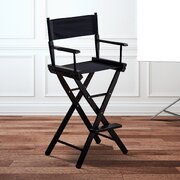 Black Director's Seat Tall Chair 