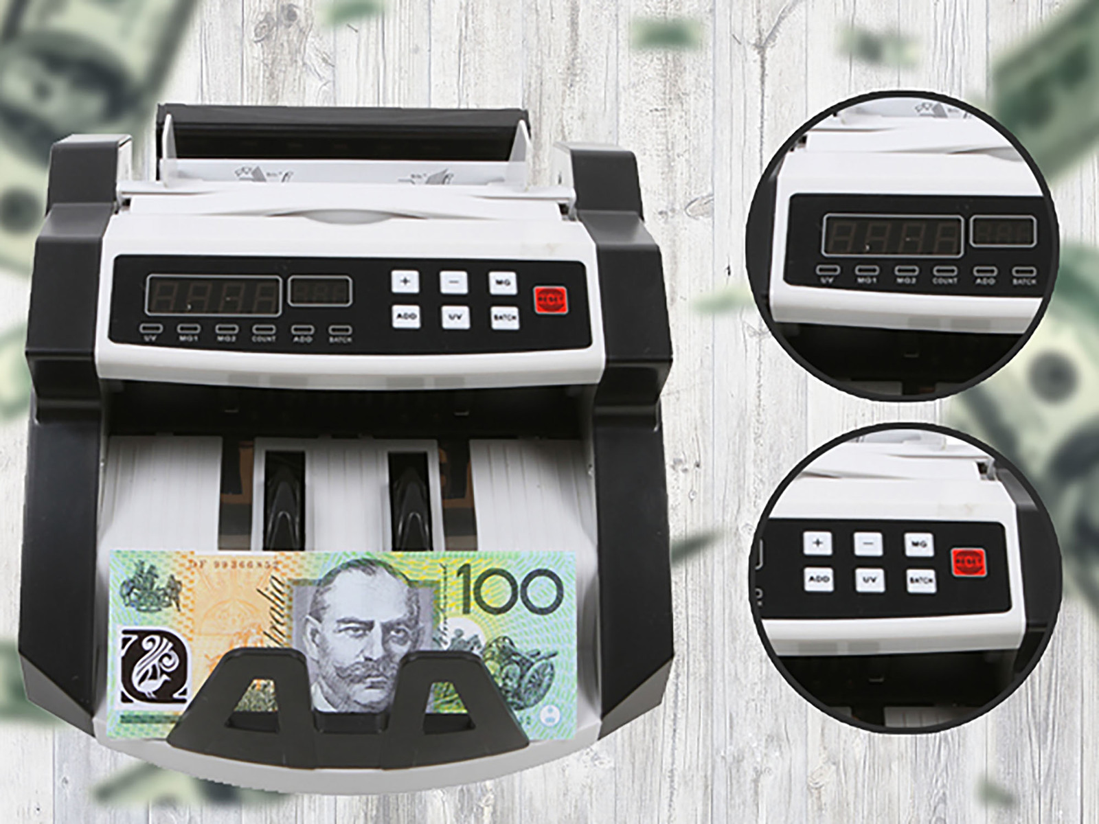 Shop for Automatic Digital Australian Cash Counting Machine with