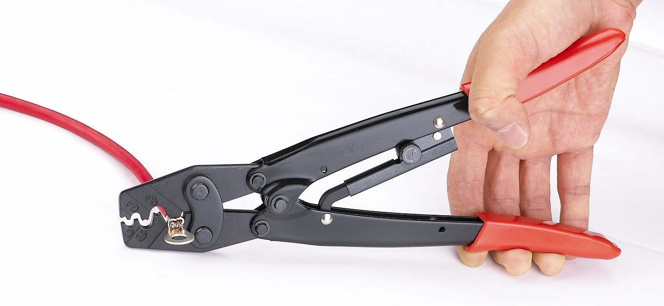 1.25 16mm Cable Crimper Anderson Plug Lug Battery Non Inslated