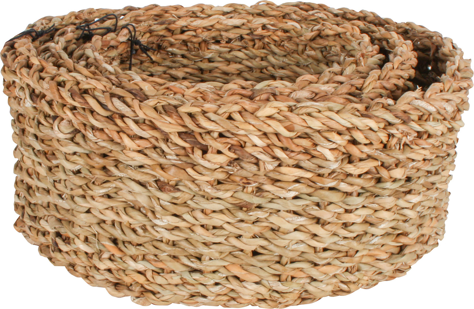 Set of 3 Seagrass Round Basket 30 x 12cm