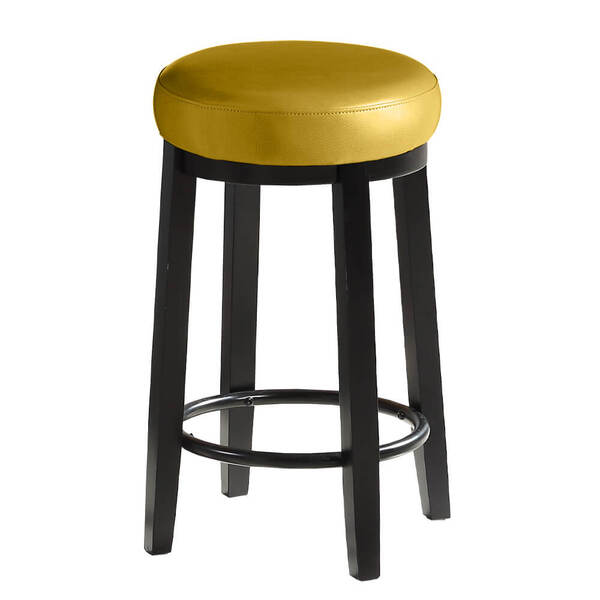 2x 65cm Swivel Bar Stool Kitchen Stool Wood Barstool Dining Chair Citrine