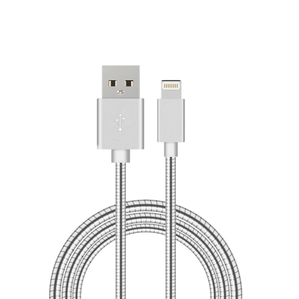 1m Metal USB 8Pin Cable Apple 5 6 6s iPad iPad Mini