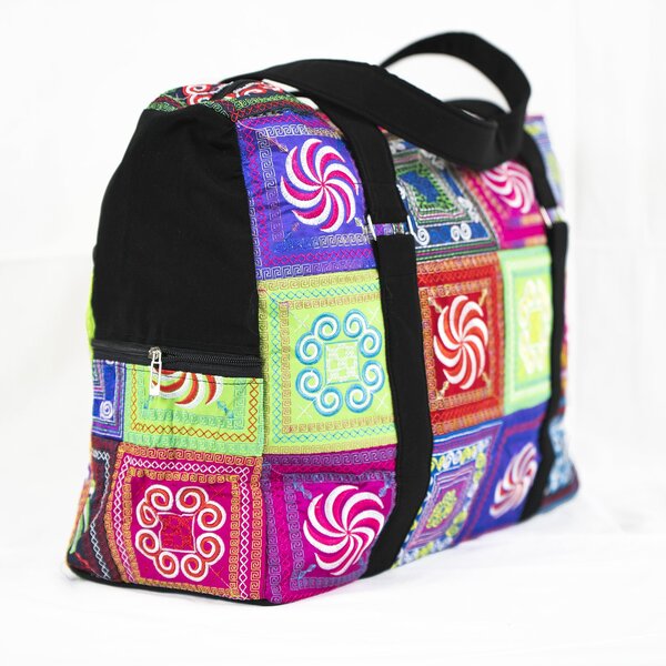 Embroidered Design Overnight Bag. Afterpay | zipPay | zipMoney