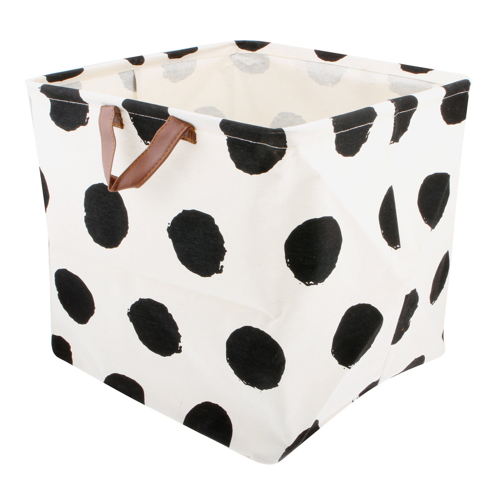 Black Spot Cube Storage Basket 33 x 33 x 33cm. Afterpay zipPay zipMoney