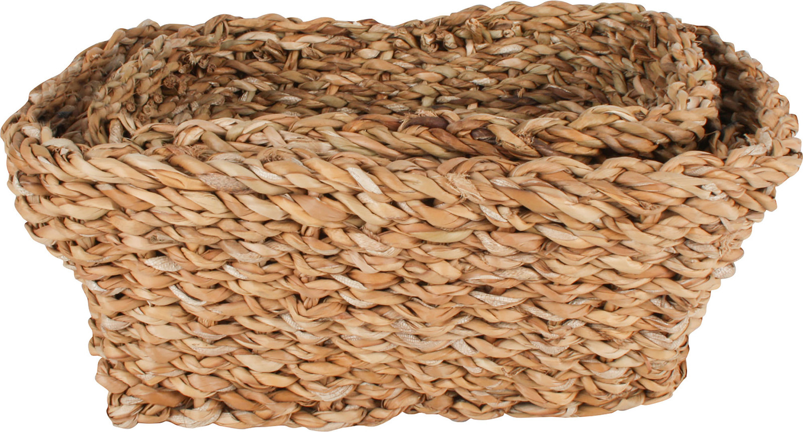 Set of 3 Seagrass Rectangle Basket 28 x 24cm x 10cm