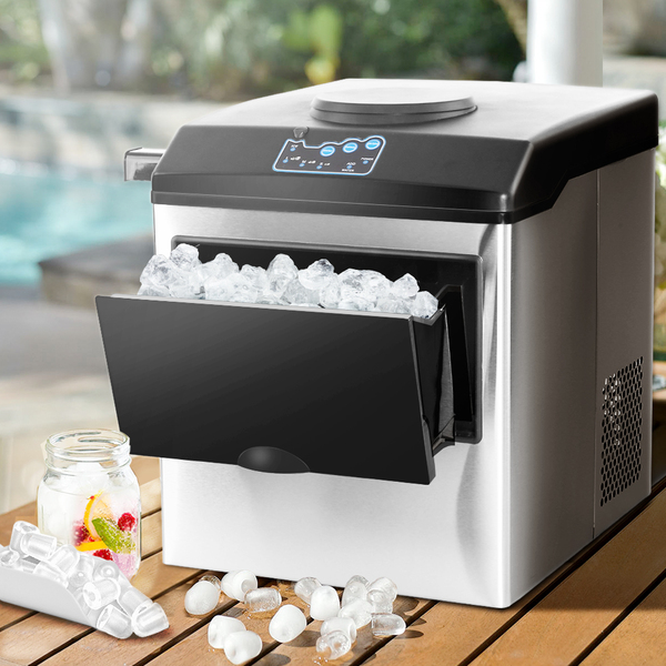 DEVANTi 2 in 1 Portable Commercial Ice Cube Maker Machine Wat. Afterpay