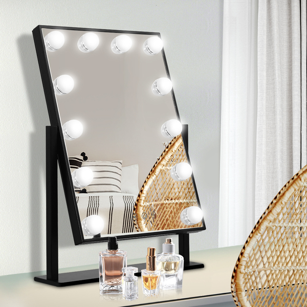 Makeup mirror free standing deals