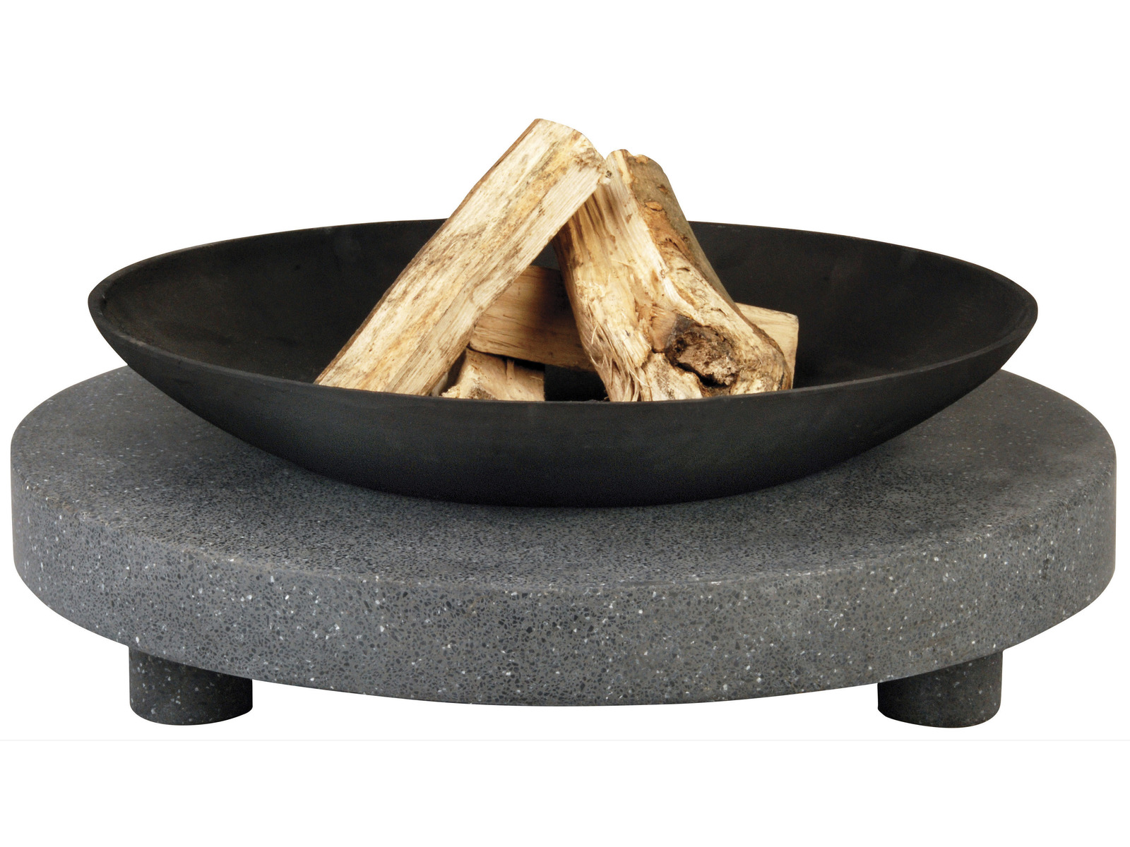 Fire Pit Granito Stone Base 70 x 13.2cm with bowl 59 x 12cm. Afterpay