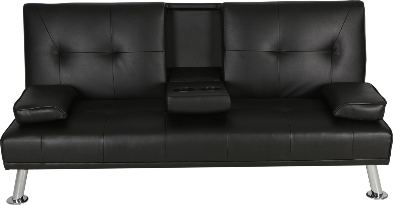 Hela Linen Look 3 Seater Sofa Bed Light Black