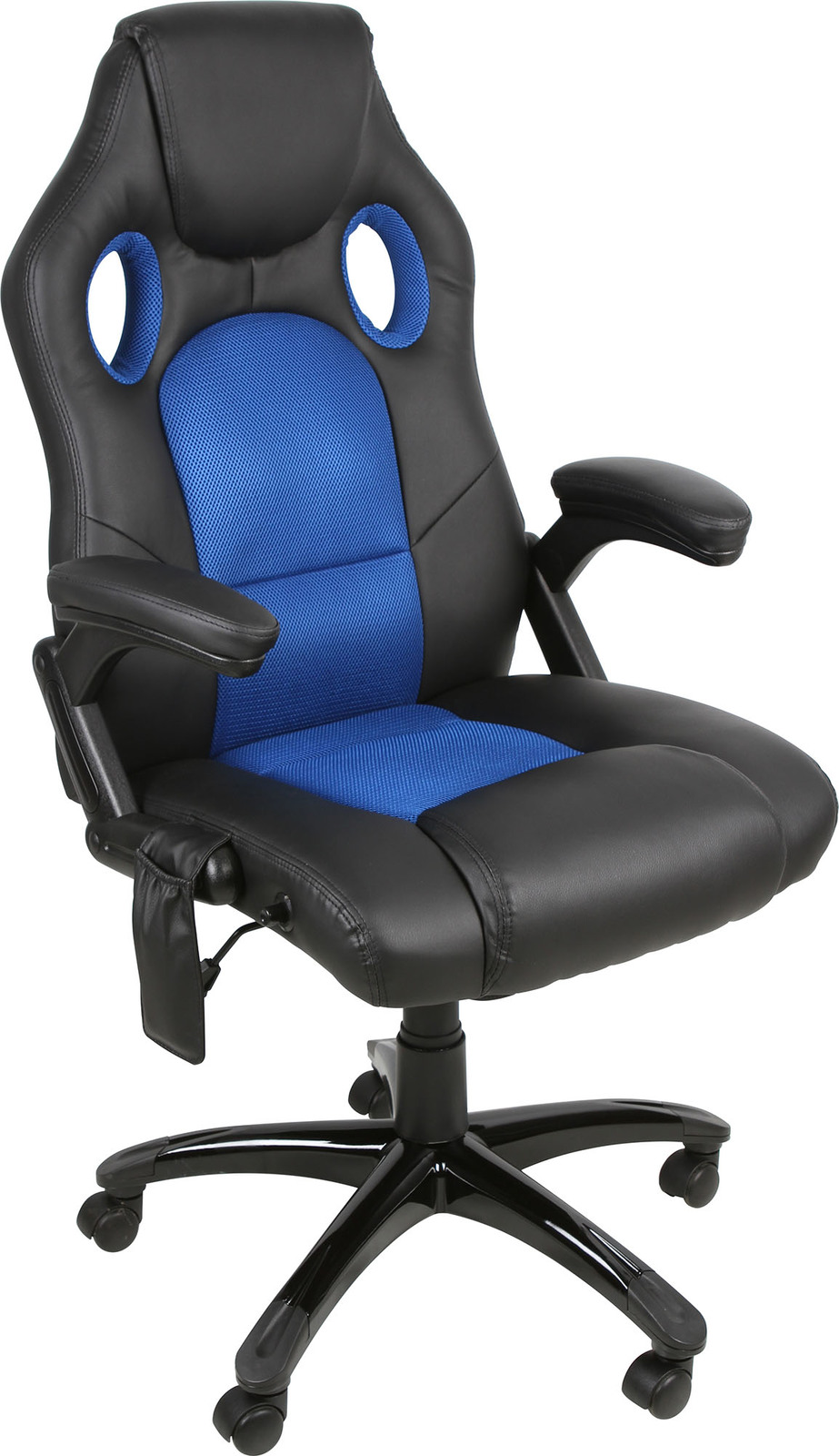 Brand New 8 Point Massage Balck and Blue Mesh Office Chair with Heating