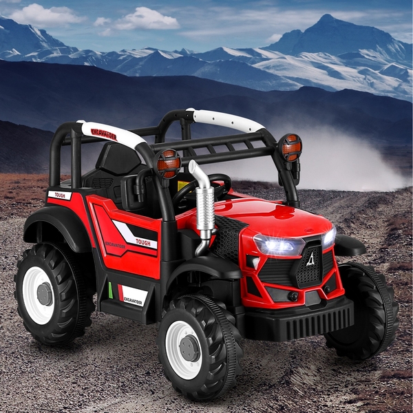 Kids Electric Ride On Car Off Road Jeep Remote 12V Red