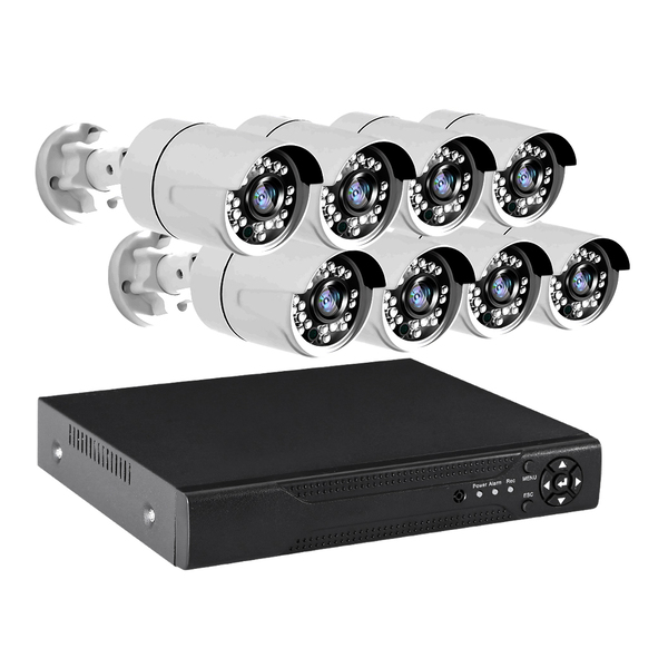 8CCTV Cameras 1080P HDMI 8CH DVR Security System IR Night Vision 2TB Space