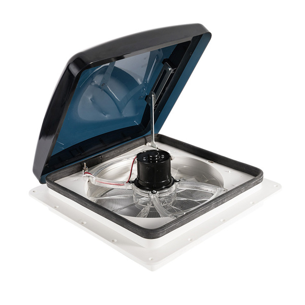 Caravan Roof Vent Hatch Pop up Fan Vents 12V RV 3 Speed Motorhome Smoke