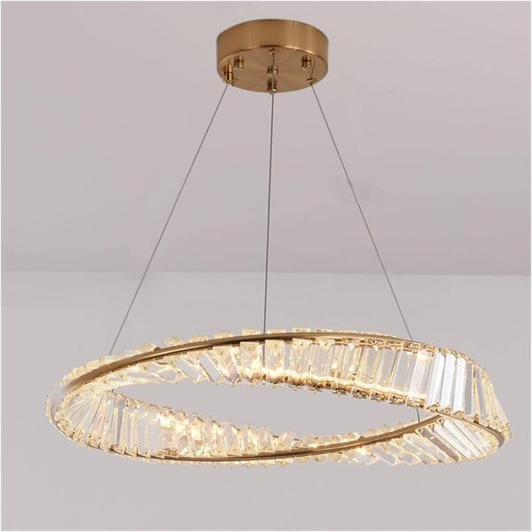 Matven Modern Ceiling Chandeliers, With Remote Control Dimmable 3 Color