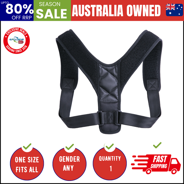 Adjustable Back Straight Shoulders Brace Strap Afterpay zipPay
