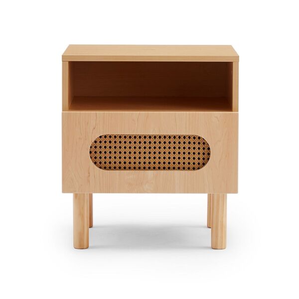 Versatile bedside table in Maple Afterpay zipPay zipMoney