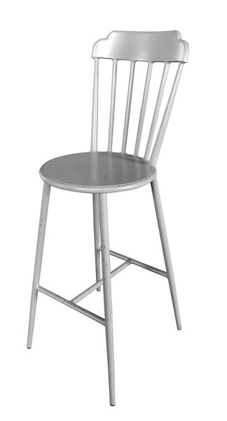 Aluminium Windsor Bar Chair Retro Grey Set of 2