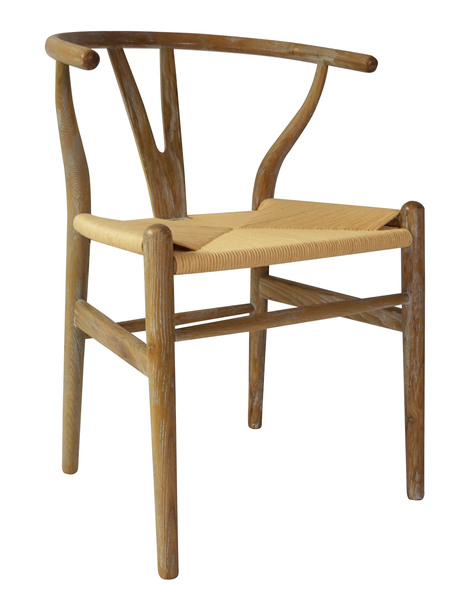 Wishbone Chair Grey Washed Set Of 2