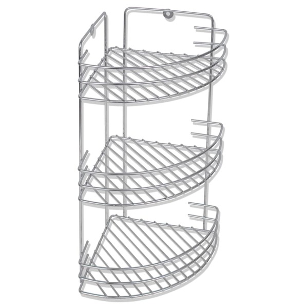 Wall Mounted Shower Corner Shelf 3Tier Metal Afterpay zipPay