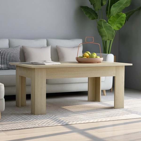 Coffee Table Sonoma Oak 100x60x42 cm Chipboard