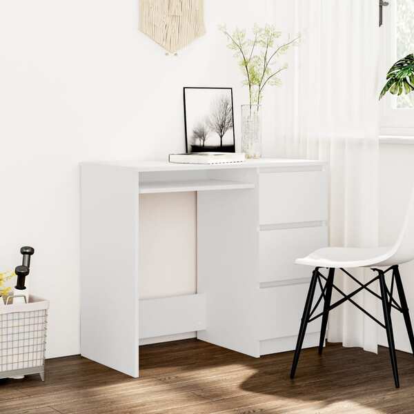 Desk White Engineered Wood Afterpay Zippay zipMoney