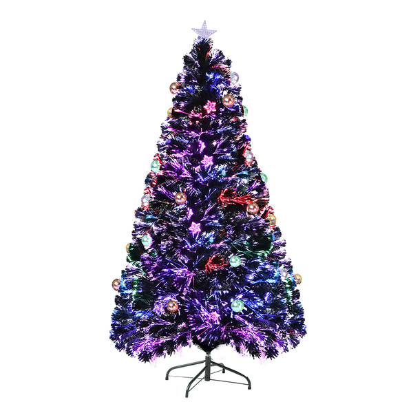 Christmas Tree 2.4M 8Ft Xmas Decorations Fibre Optic Multicolour