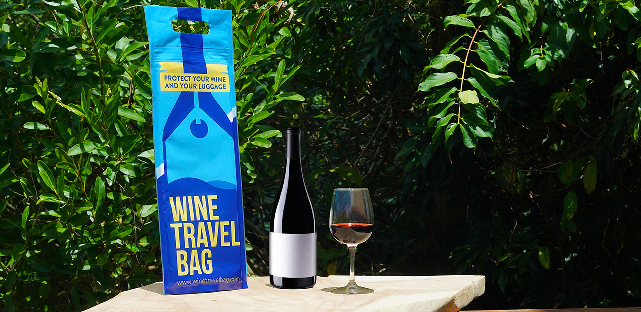 Travel wine bags zippay      