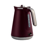 1.5L Aspect Black Chrome Kettle - Maroon