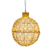 Christmas Display Bauble with Gold Lights 50cm