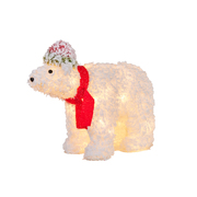 Christmas Polar Bear with Lights  43cm