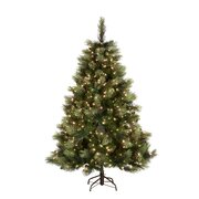 7.5ft Elegant Christmas Tree with Lights Carolina Pine