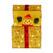 Animated Snowman in a Gift Box LED Christmas Tree Decoration Ornament Lights Xmas