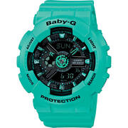 Casio Baby-G Analogue/Digital Metallic Female Blue/Green Watch