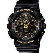 Casio G-Shock Analogue/Digital Mens Camouflage Black/Gold Watch