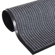 Heavy Duty Grey PVC Door Mat 90x150cm Non-Slip Entrance Rug